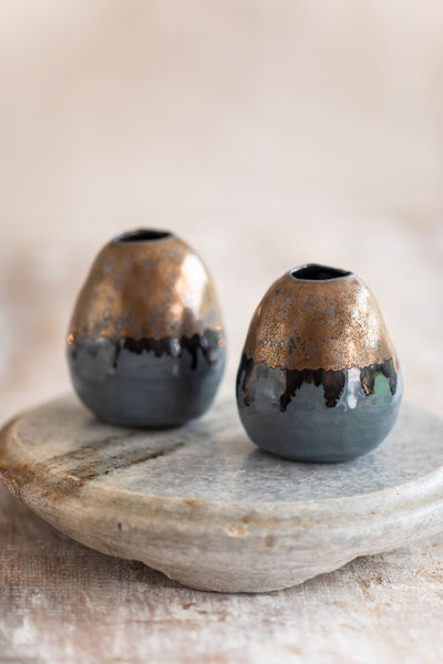Midnight Porcelain Bud Vase