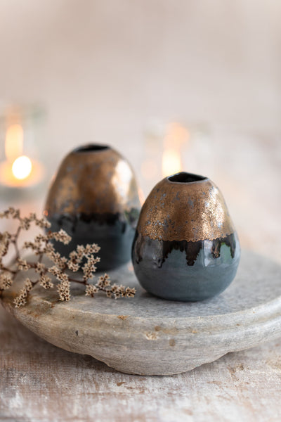 Midnight Porcelain Bud Vase