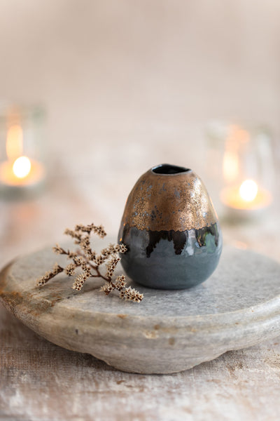 Midnight Porcelain Bud Vase