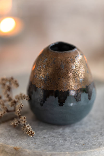 Midnight Porcelain Bud Vase