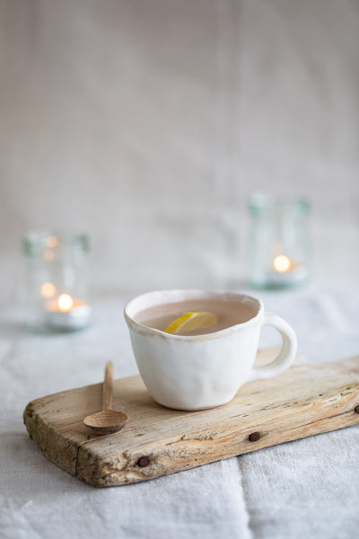 Pink Porcelain Watercolour Tea Cup