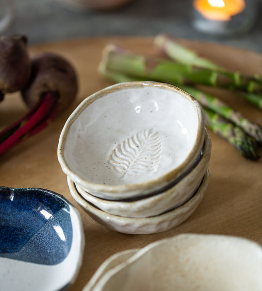 Set of Three Pinched Mini Dishes