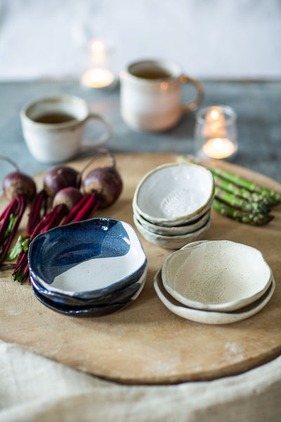 Set of Three Pinched Mini Dishes