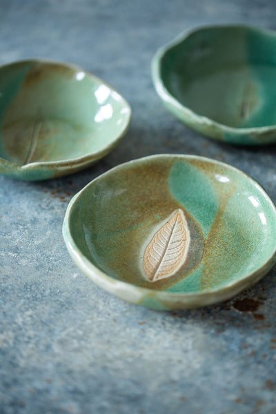 Celadon Green Mindfulness Gift Bowl with Smudge Stick