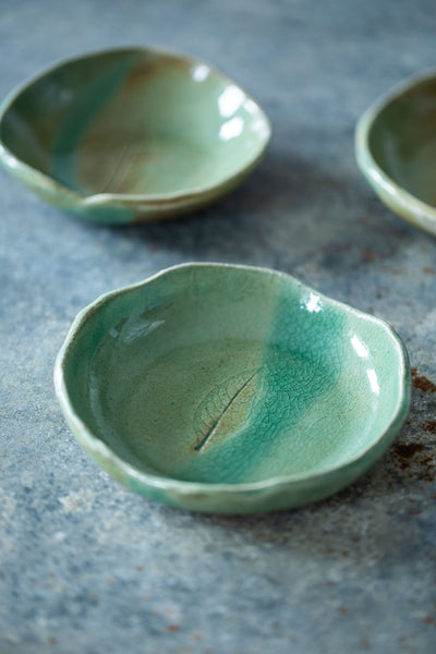 Celadon Green Mindfulness Gift Bowl with Smudge Stick