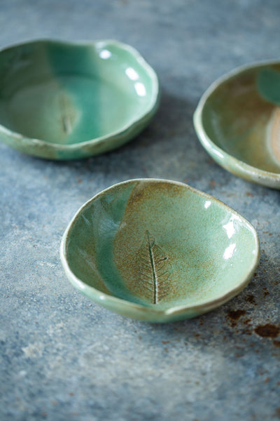 Celadon Green Mindfulness Gift Bowl with Smudge Stick